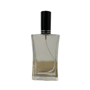 Frasco Perfumero Transparente 100ml con Atomizador de Aluminio