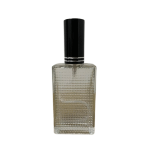 Frasco Perfumero Vidrio Mosaico 50ml con Atomizador de Aluminio
