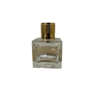 Frasco Perfumero Cubo 80ml con Válvula Engrinpar 15mm y Tapa Redonda
