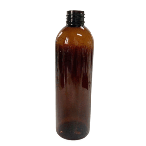 Botella PET Tubular 250ml Ámbar 24/410